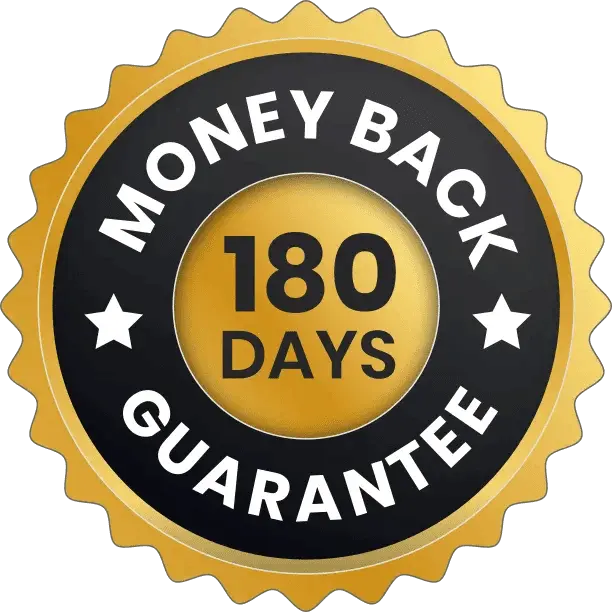 ProstaVive comes with a 180-day no-questions-asked refund policy