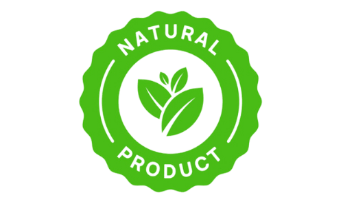 100% natural ingredients badge for ProstaVive prostate formula
